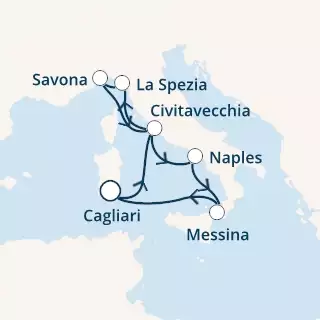 COSTA SMERALDA - Itinerario di 6 notti partendo da CAGLIARI il 05/05/2021 - Italia
