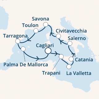 Italia, Malta, Spagna, Isole Baleari