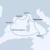 Italia, Francia, Spagna, Isole Baleari