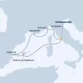 Italia, Isole Baleari, Spagna, Francia