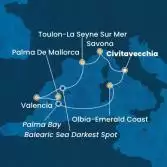 Italia, Francia, Spagna, Isole Baleari