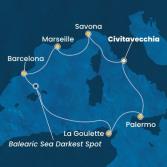 Italia, Francia, Spagna, Tunisia