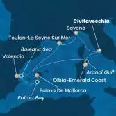 Italia, Francia, Isole Baleari, Spagna