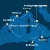 Italia, Francia, Spagna, Tunisia