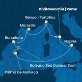 Italia, Francia, Spagna, Isole Baleari