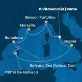 Italia, Francia, Spagna, Isole Baleari