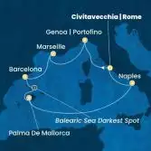 Italia, Francia, Spagna, Isole Baleari