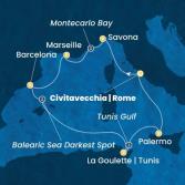 Italia, Francia, Spagna, Tunisia