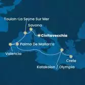 Italia, Spagna, Isole Baleari, Grecia