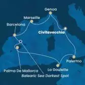 Italia, Francia, Spagna, Isole Baleari