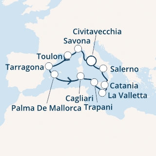 Italia, Spagna, Isole Baleari, Malta