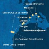 Italia, Francia, Spagna, Marocco, Isole Canarie