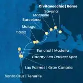 Italia, Francia, Spagna, Isole Canarie, Madera