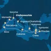 Italia, Grecia, Isole Baleari, Spagna, Francia