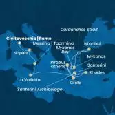 Italia, Malta, Grecia, Turchia