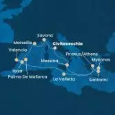 Italia, Grecia, Malta, Isole Baleari, Spagna, Francia