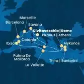 Italia, Grecia, Malta, Isole Baleari, Spagna, Francia
