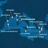 Italia, Corsica (Francia), Francia, Spagna, Isole Baleari, Malta, Grecia