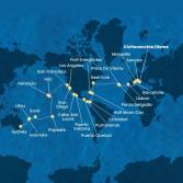 Italia, Francia, Spagna, Portogallo, Isole Azzorre, Stati Uniti, Florida (USA), Messico, Stati Uniti, Hawai, Polinesia, Fiji
