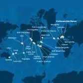 Italia, Francia, Spagna, Portogallo, Isole Azzorre, Stati Uniti, Florida (USA), Messico, Stati Uniti, Hawai, Polinesia, Fiji