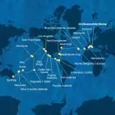 Italia, Francia, Spagna, Portogallo, Isole Azzorre, Stati Uniti, Florida (USA), Messico, Stati Uniti, Hawai, Polinesia, Fiji
