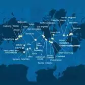 Italia, Francia, Spagna, Portogallo, Isole Azzorre, Stati Uniti, Florida (USA), Messico, Stati Uniti, Hawai, Polinesia, Fiji