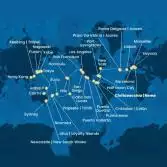 Italia, Francia, Spagna, Portogallo, Isole Azzorre, Stati Uniti, Florida (USA), Messico, Stati Uniti, Hawai, Polinesia, Fiji