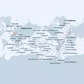 Italia, Francia, Spagna, Marocco, Isole Canarie, Capo Verde, Brasile, Uruguay, Argentina, Cile, Polinesia, Nuova Zelanda