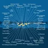 Italia, Francia, Spagna, Portogallo, Isole Azzorre, Stati Uniti, Florida (USA), Messico, Stati Uniti, Hawai, Polinesia, Fiji