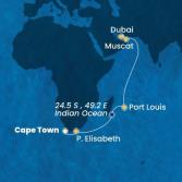 Sud Africa, Mauritius, Oman, Emirati Arabi Uniti