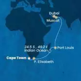 Sud Africa, Mauritius, Oman, Emirati Arabi Uniti