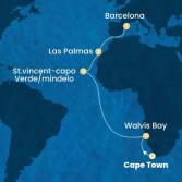 Sud Africa, Namibia, Capo Verde, Isole Canarie, Spagna