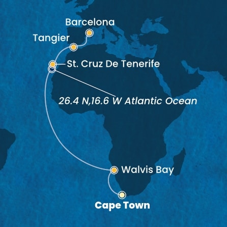 Sud Africa, Namibia, Isole Canarie, Marocco, Spagna