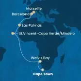 Sud Africa, Namibia, Capo Verde, Isole Canarie, Spagna, Francia