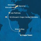 Sud Africa, Namibia, Capo Verde, Isole Canarie, Spagna, Francia, Italia