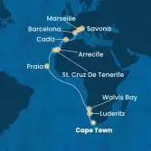 Sud Africa, Namibia, Isole Canarie, Spagna, Francia, Italia