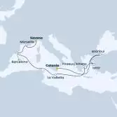 Italia, Turchia, Grecia, Malta, Spagna, Francia