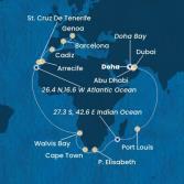 Emirati Arabi Uniti, Mauritius, Sud Africa, Namibia, Isole Canarie, Spagna, Italia
