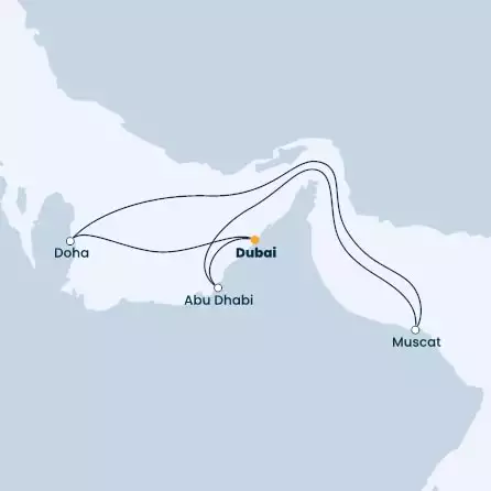 COSTA TOSCANA - Itinerario di 6 notti partendo da DUBAI il 03/02/2023 - Emirati Arabi Uniti, Oman