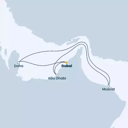 COSTA TOSCANA - Itinerario di 6 notti partendo da DUBAI il 03/03/2023 - Emirati Arabi Uniti, Oman