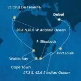 Emirati Arabi Uniti, Mauritius, Sud Africa, Namibia, Isole Canarie