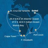 Emirati Arabi Uniti, Mauritius, Sud Africa, Namibia, Isole Canarie