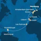 Germania, Gran Bretagna, Francia, Portogallo, Spagna, Isole Canarie, Antille