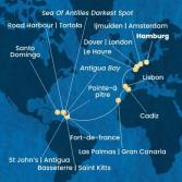 Germania, Gran Bretagna, Francia, Portogallo, Spagna, Isole Canarie, Antille, Isole Vergini