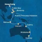 Cina, Filippine, Australia