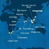 Cina, Vietnam, Singapore, Malesia, Sri Lanka, Maldive, Mauritius, Sud Africa