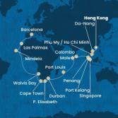 Cina, Vietnam, Singapore, Malesia, Sri Lanka, Maldive, Mauritius, Sud Africa, Namibia, Capo Verde, Isole Canarie, Spagna