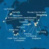 Cina, Vietnam, Singapore, Malesia, Sri Lanka, Maldive, Mauritius, Sud Africa, Namibia, Capo Verde, Isole Canarie, Spagna