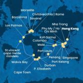 Cina, Vietnam, Singapore, Malesia, Sri Lanka, Maldive, Mauritius, Sud Africa, Namibia, Capo Verde, Isole Canarie, Spagna