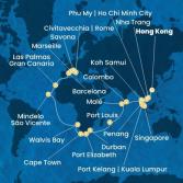 Cina, Vietnam, Singapore, Malesia, Sri Lanka, Maldive, Mauritius, Sud Africa, Namibia, Capo Verde, Isole Canarie, Spagna
